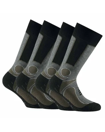 Set de sosete unisex lungi - 4 perechi, Kaki