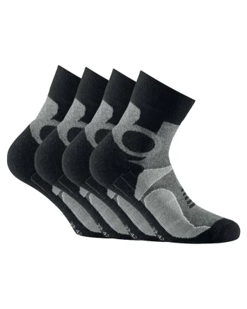 Set de sosete unisex scurte - 4 perechi, Gri