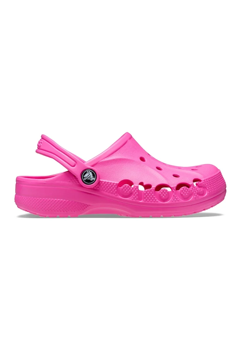 Saboti slingback cu perforatii, Fucsia