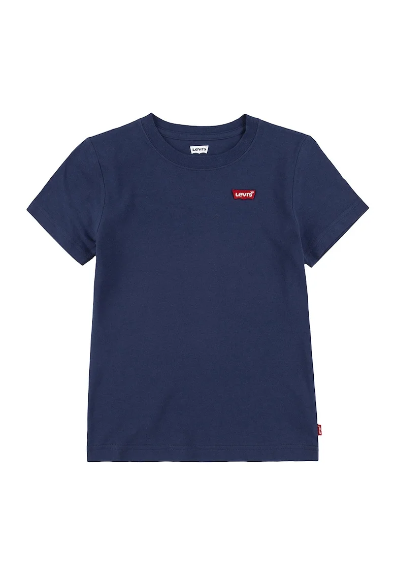 Tricou cu decolteu la baza gatului Batwing, Bleumarin