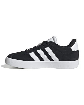 Pantofi sport VL Court 3.0 de piele intoarsa, Negru/Alb optic