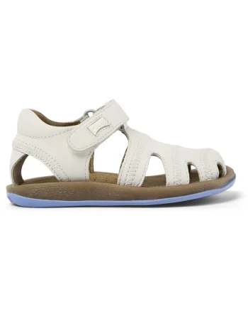 Sandale fisherman de piele Bicho, Alb