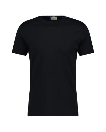 Tricou slim fit din bumbac 20871, Negru