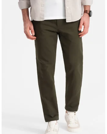 Pantaloni chino drepti, Kaki