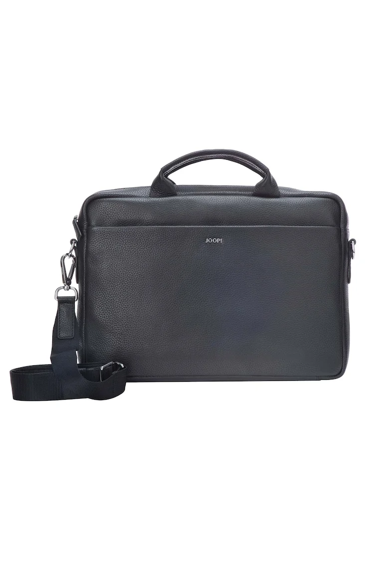 Geanta messenger din piele Cardona Pandion 20429, Negru