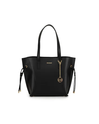 Geanta shopper de piele, Negru
