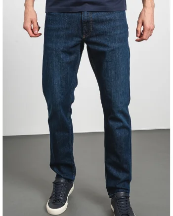 Blugi slim fit cu talie medie, Bleumarin