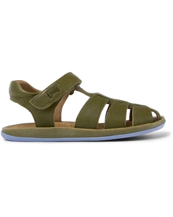 Sandale fisherman de piele Bicho, Verde