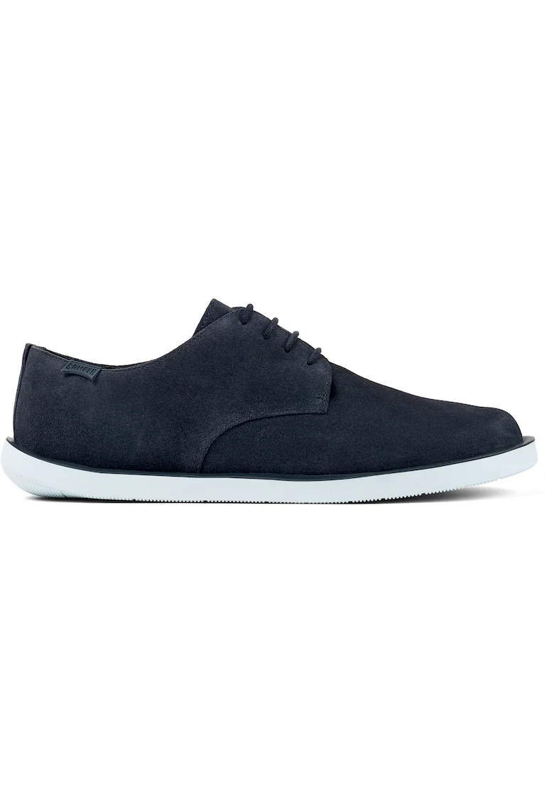 Pantofi de piele nabuc Wagon 22251, Bleumarin