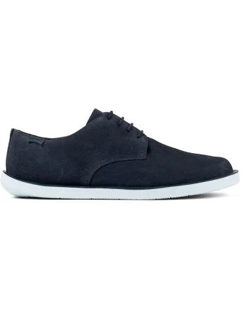 Pantofi de piele nabuc Wagon 22251, Bleumarin