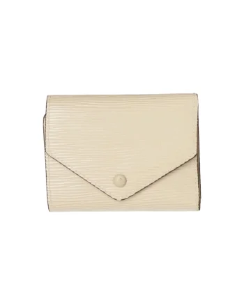 Portofel de piele cu aspect texturat 25571, Bej