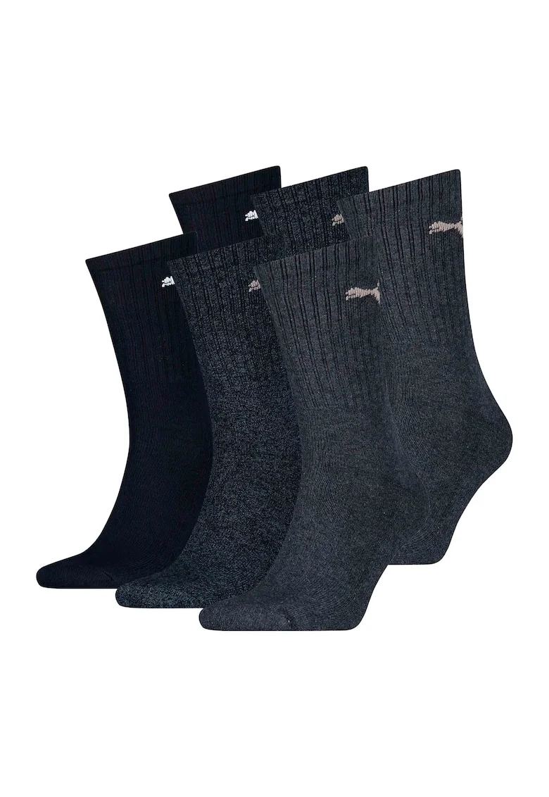Set de sosete lungi unisex - 6 perechi, Albastru inchis/Albastru deschis/Albastru