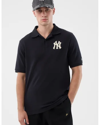 Tricou polo din amestec de bumbac cu logo, Albastru ultramarin