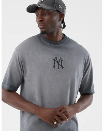 Tricou cu logo brodat, Gri melange
