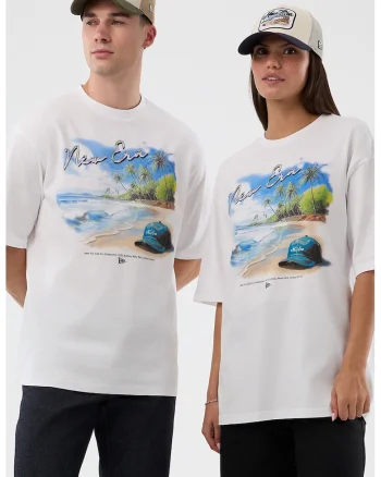 Tricou supradimensionat cu design grafic si model unisex, Alb