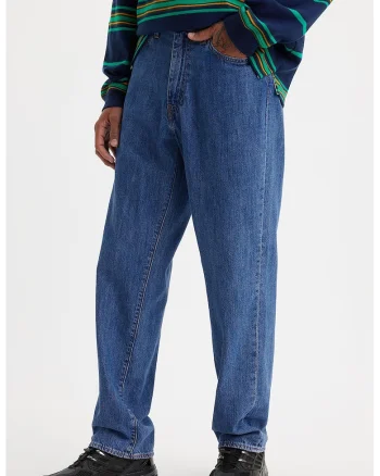 Blugi relaxed fit din amestec de in 568™, Alb murdar