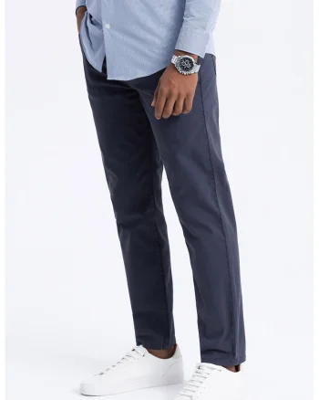 Pantaloni cu talie medie, Albastru inchis