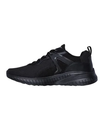 Pantofi sport de plasa cu garnituri din material sintetic Bobs Squad Chaos, Negru