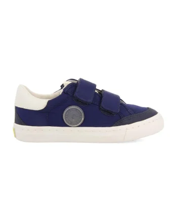 Tenisi cu velcro si garnituri de piele ecologica Heppner, Bleumarin