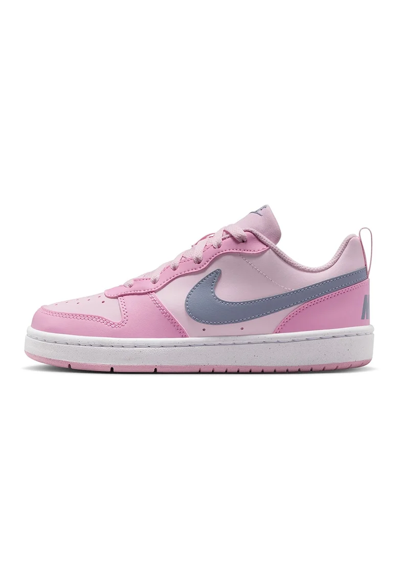 Pantofi sport Court Borough din piele ecologica, Gri/Roz