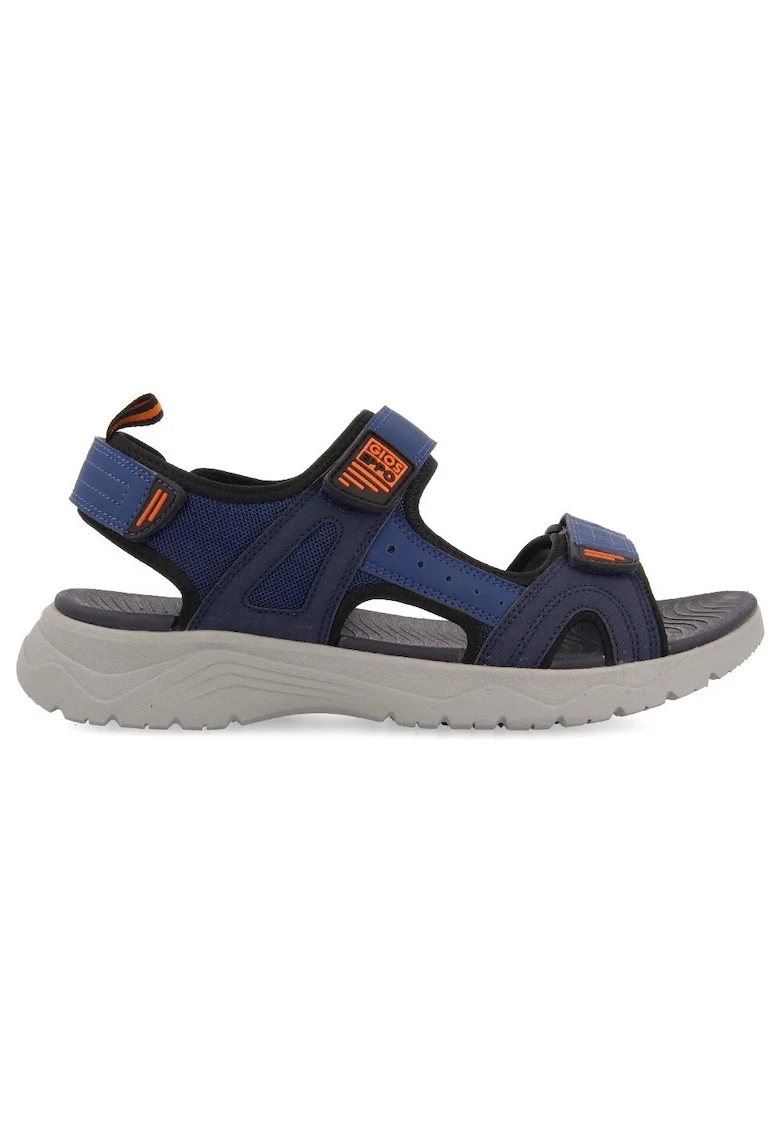 Sandale cu velcro uni, Bleumarin