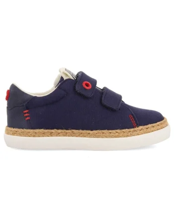 Pantofi sport-espadrile cu velcro Viera 28111, Bleumarin