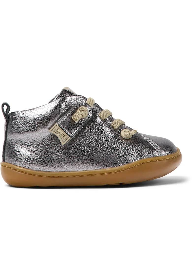Pantofi sport din piele Peu Cami 8495, Gri inchis