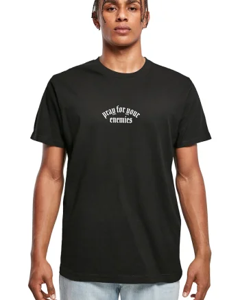 Tricou cu imprimeu text, Rosu/Negru/Galben