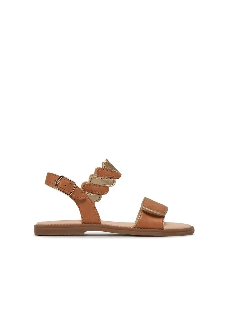 Sandale copii,  303480, Piele ecologica, Bej