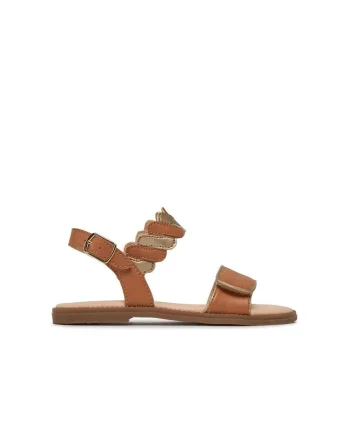Sandale copii,  303480, Piele ecologica, Bej