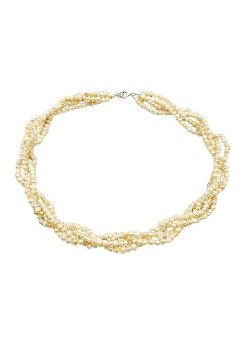 Colier Elegance din perle de cultura si argint 925, 40 cm