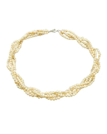 Colier Elegance din perle de cultura si argint 925, 40 cm