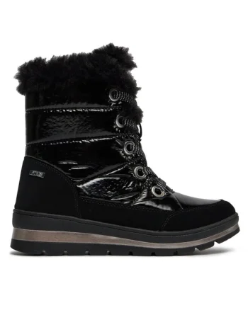 Ghete si cizme copii  303527716, Piele naturala/Textil, Negru
