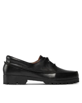 Mocasini dama  303531713, Piele naturala, Negru, Negru