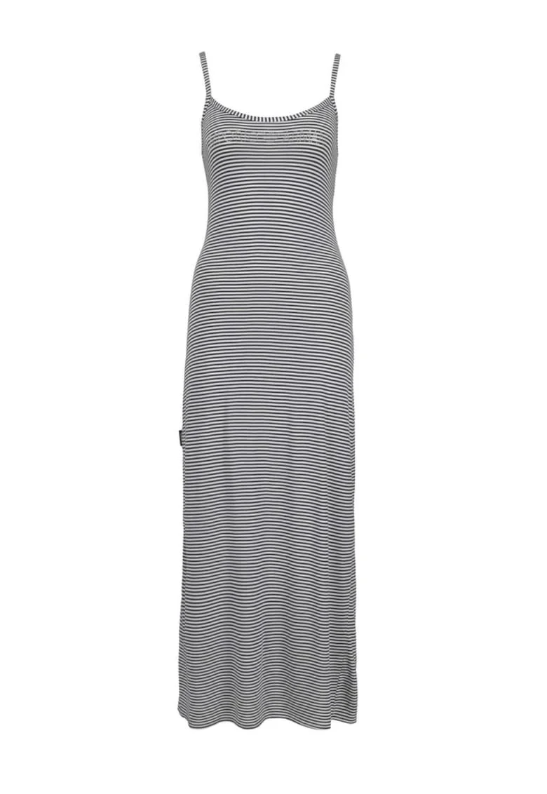 Rochie lunga in dungi,