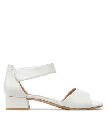 Sandale dama  303664381, Piele naturala, Alb