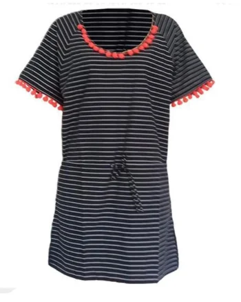 Emporio Armani, Tricou cu model in dungi 3YTA02 TN22Z 25RS