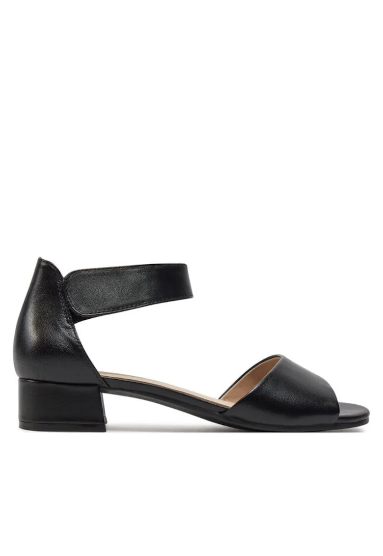 Sandale dama  303664367, Piele naturala, Negru
