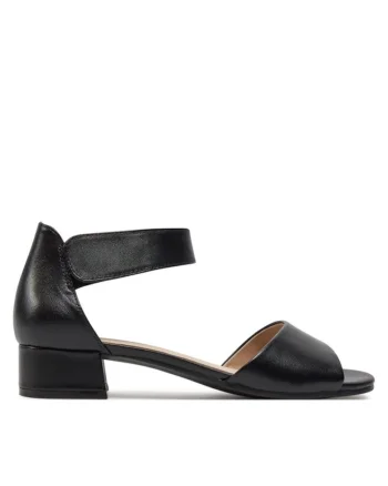 Sandale dama  303664367, Piele naturala, Negru