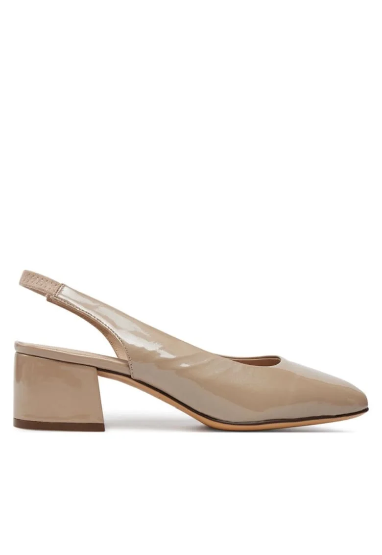 Sandale dama,  30366792436, Piele naturala, Bej