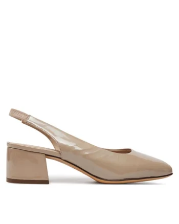 Sandale dama,  30366792436, Piele naturala, Bej