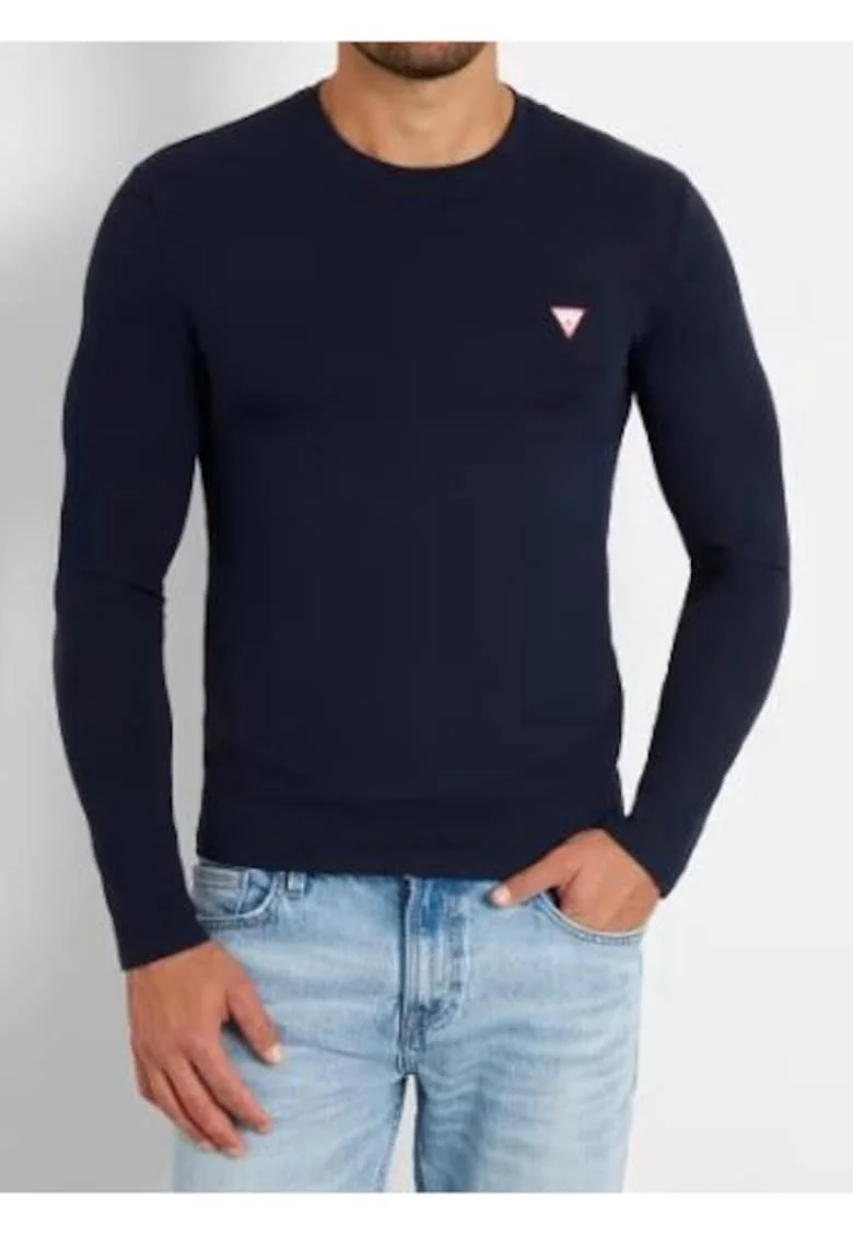 Bluza cu logo discret,