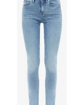 Blugi skinny din denim cu buzunare