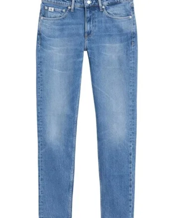 Blugi cu aspect decolorat Slim Taper