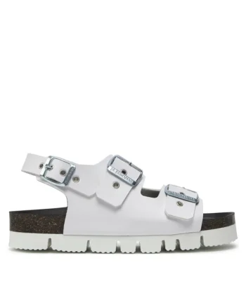 Sandale dama Brinkmann, 303787875, Piele ecologica, Alb, Alb