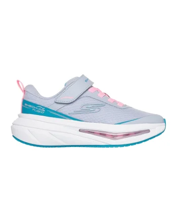 Pantofi sport Skech-Air 5.0 cu talpa wedge, Albastru azur/Albastru petrol