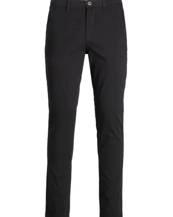 Pantaloni chino, barbati, Regular fit, Negru