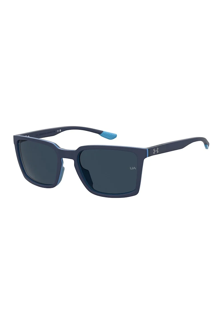 Ochelari de soare unisex cu lentile uni Sportate, Albastru oceanic