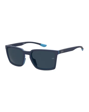 Ochelari de soare unisex cu lentile uni Sportate, Albastru oceanic