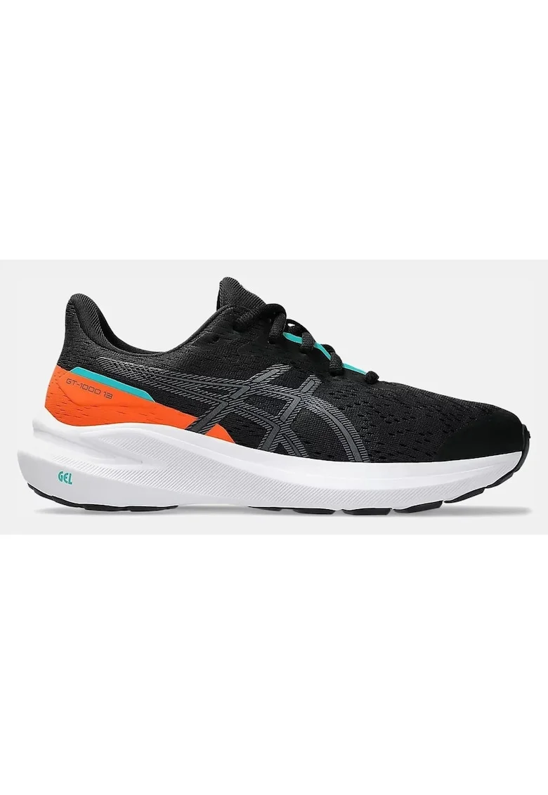 Pantofi sport cu talpa wedge din material textil,